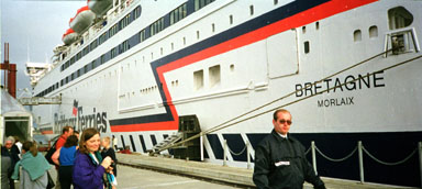 Disembarking in St. Malo